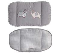 Réducteur De Siège Jumbotwins - Roba - Évolutive - Gris - Pour Chaise Haute À Escalier Gris