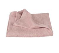 roba Couverture Bébé Bio "Lil Planet" 80x80 cm - 100 % Coton Certifié GOTS et OEKO-TEX - Aspect Tricoté - Rose/Mauve