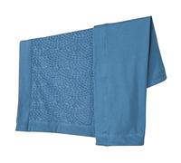 roba Couverture Bébé Seashells Indigo 80 x 80 cm - Couverture Douillette en Coton Biologique - Certifiée GOTS & Oeko-Tex 100 - Motif Pois à Aspect Relief - Bleu Foncé