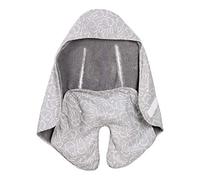 roba Couverture Enveloppante Miffy® - avec Fentes pour Ceintures de Sécurité pour Tous Les Sièges de Voiture et Poussettes - Gris