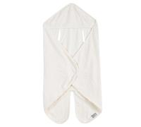 roba Couverture Enveloppante Seashells Oyster - Coton Bio Certifié GOTS & Oeko-Tex - avec Fentes pour Harnais de Sécurité - Nid d'Ange Siège Auto et Poussette - Blanc Cassé/Écru