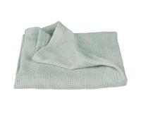 Couverture bébé - ROBA - LIL PLANET - 80 x 80 cm - Coton biologique - Pois éponge - Vert givré