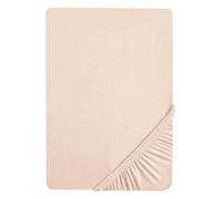 roba Drap Housse Extensible pour Lit Bébé Frosty Almond - 100% Jersey de Coton Bio - Convient aux Matelas 60 x 120 cm à 70 x 140 cm - Certifié OEKO-TEX® et GOTS - Beige