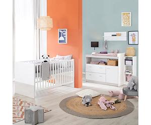 roba Ensemble de Meubles 'Julia' 2 pièces, incluant Un lit combiné 70 x 140 cm et Une Table à Langer Large