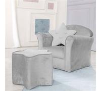 roba Fauteuil pour enfants Gris argenté Gris G