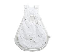 Gigoteuse sans manches à fermeture éclair motif étoile safe asleep® air blanc / motif étoiles 0/3M