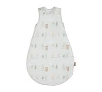 roba Gigoteuse Woodland Buddies 90 cm - Sac de Couchage Toutes Saisons en Coton - Respirant & Confortable - sans Manches avec Fermeture Éclair - Design Animaux de la Forêt - Vert Pastel