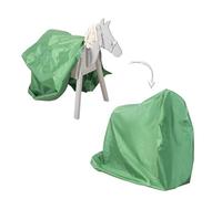 roba Housse de protection pour cheval de jeu/voltige - Plastique imperméable - Vert - Compatible modèles 456038TE/GA et 456022TE/GA