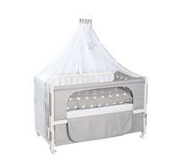 ROBA Lit Cododo Complet ""Little Stars"" 60x120 cm avec 4 roues à freins