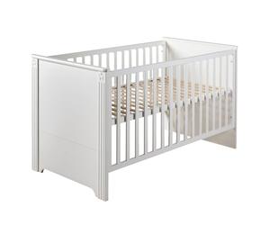 roba Lit combiné pour Enfant 'Maxi', 70x140 cm, réglable en Hauteur sur 3 Niveaux, Convertible en lit Junior