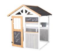 roba Maisonnette de jeu extérieure - Jardin d’enfants à partir de 18 mois - Bois avec comptoir et robinet - Extensible (cuisine + table de pique-nique)