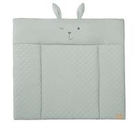 Matelas à langer - ROBA - Visage de lapin - 85 x 75 cm - Vert givré