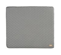 Roba Matelas à langer Luxe 85 x 75 – Cuir PU imperméable, design Stone matelassé – Gris
