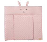 Roba Matelas À Langer Roba Style - 85 X 75 Cm - Imperméable - Doux Et Facile À Nettoyer - Rose / Visage De Lapin Rose