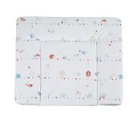 roba Matelas à Langer Souple "Vogeltanz" - Facile à Nettoyer - 85x75 cm - sans Phtalates - Imprimé Animaux de forêt