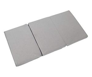 roba Matelas Bébé de Voyage Pliant safe asleep® - 60 x 120 cm Gris + Sac de Transport - Housse Amovible - Mousse Respirante et Équilibrée - Épaisseur 5,5 cm