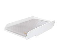 roba Plan à Langer à Poser sur Lits Bébé de 60 x 120 cm et 70 x 140 cm + Matelas Imperméable Gris roba Style - Bois Laqué Blanc