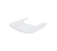 roba Plateau Repas en Plastique - Extension & Accessoire pour Chaises Hautes Sit Up Flex, Liv Up & Born Up - Compatible avec Harnais et Coussins - Fixation Rapide - Nettoyage Facile - Blanc
