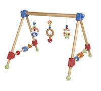 Portique d'Éveil en Bois pour Bébé - ROBA - Avec 3 Pendentifs - Multicolore beige TU