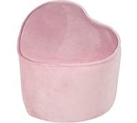 roba Pouf en forme de cœur pour enfants Rose mauve Rose G