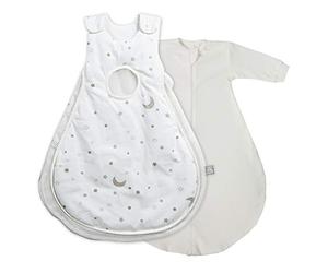 roba "safe asleep®" Gigoteuse Bébé + Grenouillère - Coton Respirant - 56/62 cm - AIR Plus - Design "Sternenzauber"