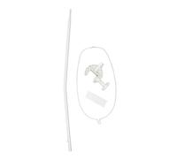 roba Support Ciel de Lit - Flèche à Fixer au Lit Bébé - Barre 72 cm - Support Baldaquin - Blanc