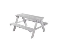ROBA Table de pique-nique pour enfants d'extérieur (sans bacs de jeu, gris)