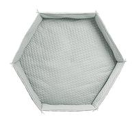 Tapis de parc bébé hexagonal roba style - rembourrage latéral sécurisé vert givré TU