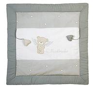 roba Tapis d'Éveil Ourson Heartbreaker 100 % Coton - 100 x 100 cm - Tapis de Jeu pour Parc Bébé