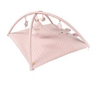 roba Tapis d'Éveil "roba Style" avec Arches à 5 Jouets - 85x75 cm - Tapis d'Activités - Rose