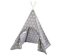 roba Tente de Jeu Little Stars - Tipi pour Chambre d'Enfant et pour l'Extérieur - Imprimée Étoiles