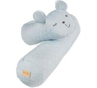 Roba Tour De Lit - Coussin Serpent "Roba Style" Visage D'ours "Benny"- 170 Cm - Bleu Clair Bleu