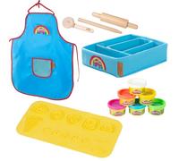 roba x Play‑Doh Jeu pâte à modeler durable – boîte toile, tapis 3D, 6 pots – Dès 3 ans
