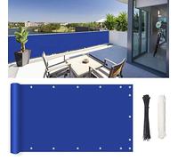 ROBAG Brise Vue RéSistant Au Vent, Bien aux UV et aux intempéries, Protection Contre Les Regards pour Jardin et Lieu de fête, terrasse, 0.5x2m, Bleu