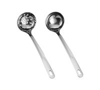 Robale Louche à Soupe Ustensiles Fiables Cuillère et Passoire Multi-Usage Set Long Fuite Ustensiles de Cuisine