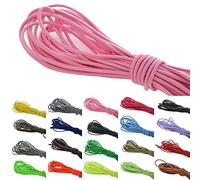 Roban Fashion 10 m de corde élastique en caoutchouc - 3 mm - 32 couleurs au choix, Hellrosa