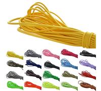 Roban Fashion 10 m de corde élastique en caoutchouc - 3 mm - 32 couleurs au choix, Jaune