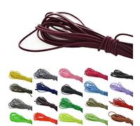 Roban Fashion Cordon élastique en caoutchouc, 10 m, 3 mm, disponible en 32 couleurs, bordeaux