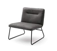 Robas Fauteuil Lund Anthracite 72 x 77 x 72 cm