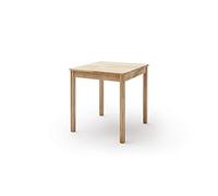 Robas Lund Alfons Table en Bois Massif, Chêne Sauvage, Tisch 70x50 cm