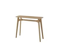 Robas Lund, Bantry Table Console en chêne Massif huilé Naturel 100 x 80 x 35 cm