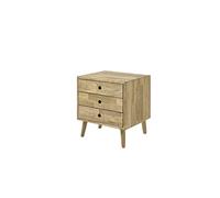 Robas Lund Commode de Nuit en chêne Massif