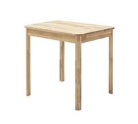 Robas Lund Table de Salle à Manger en chêne Massif, l x H x P 60 x 76 x 80 cm, certifiée FSC