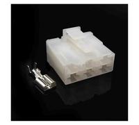 ROBAUN 1 Jeu de 6 Broches 6070-6481 6070-6471, connecteur Blanc de câblage Automobile, Prise mâle Femelle avec bornes(1 Set Female)