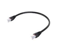 ROBAUN Câble Ethernet Cat5 0,29 m à 50 m, câble réseau UTP Cat5 for routeur RJ45, boîtier TV, câble réseau non blindé, cordon de raccordement(CAT5-UTP-INDOOR,BLACK_2M)