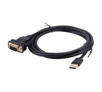 ROBAUN Câble série USB vers RS232 DB9, connecteur mâle, convertisseur, adaptateur, puce noire, 6 pieds