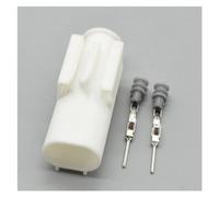 ROBAUN Connecteur de fil de température de liquide de refroidissement de moteur mâle femelle à 2 broches, prise de capteur d'oxygène étanche automatique, 1718555-1, 1 à 20 jeux (Color : Male set, Si