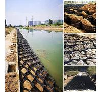 ROBAUN Garden Retaining Wall Grid Grille de stabilisation perméable au Sol for Patio en Gravier, allée, Base de Remise, allée for véhicules légers, Gazon de Parking(4x8m/13x26ft)