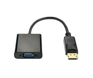 ROBAUN Nouveau Dp Vga Adaptateur Câble 1080p Displayport Vga Convertisseur Cordon Pour Hdtv Ordinateur Adaptateur E1g9 Projecteur Pc Moniteur