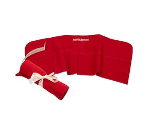 Robbe & Berking en tissu - Pochette à couverts argent - Protection contre les rayures et ternissement (12 fourchettes à gâteaux / 12 cuillères à café)